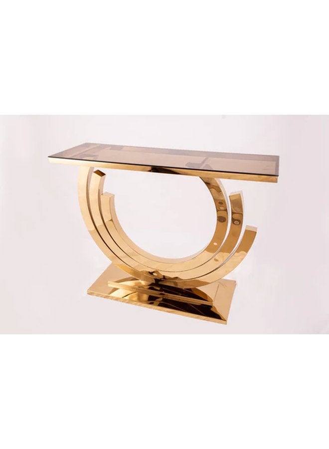 وحدة تحكم نابولي نصف دائرية من الفولاذ المقاوم للصدأ الذهبي